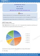 Đề thi học kì 2 Toán 7 - Đề số 11 - Cánh diều